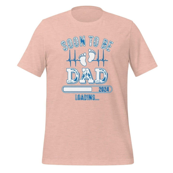 Soon to be Father Graphic Tee - Heather Prism Peach - S - ArtyKoala