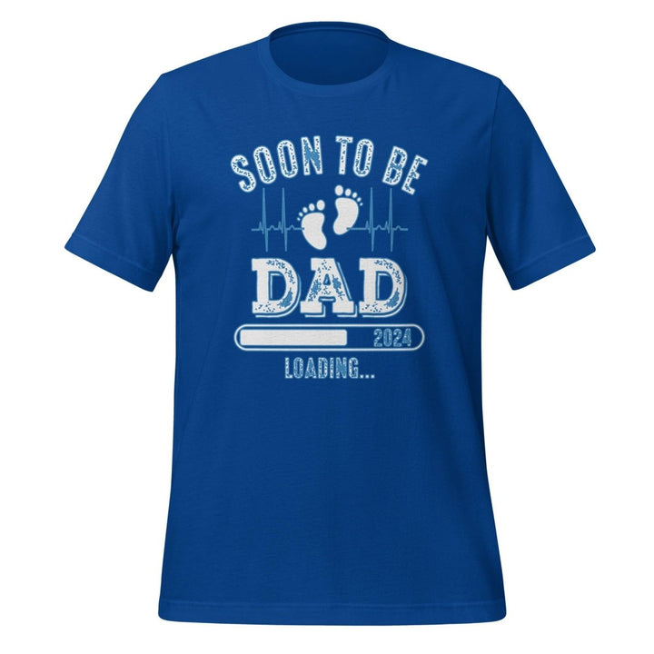 Soon to be Father Graphic Tee - True Royal - S - ArtyKoala