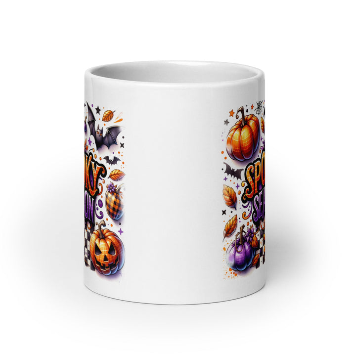 Spooky Seasion White glossy mug - 11 oz - ArtyKoala