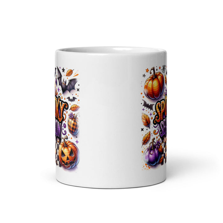 Spooky Seasion White glossy mug - 11 oz - ArtyKoala