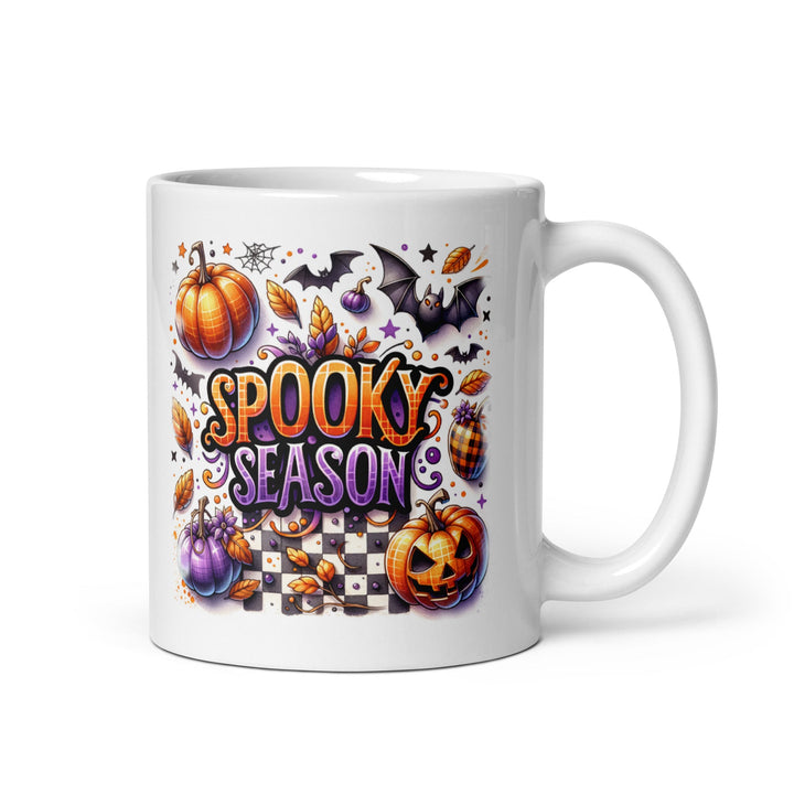 Spooky Seasion White glossy mug - 11 oz - ArtyKoala