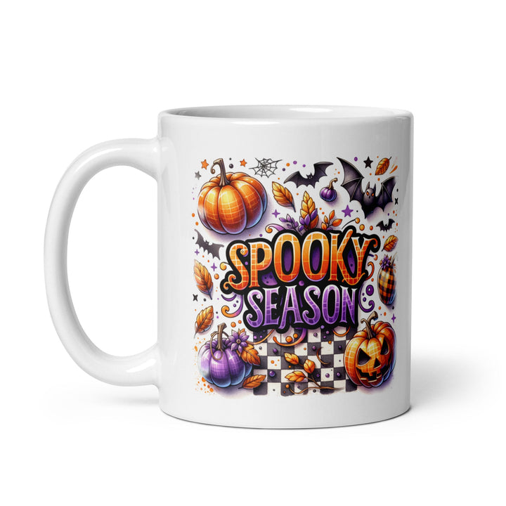 Spooky Seasion White glossy mug - 11 oz - ArtyKoala