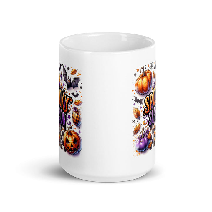 Spooky Seasion White glossy mug - 11 oz - ArtyKoala