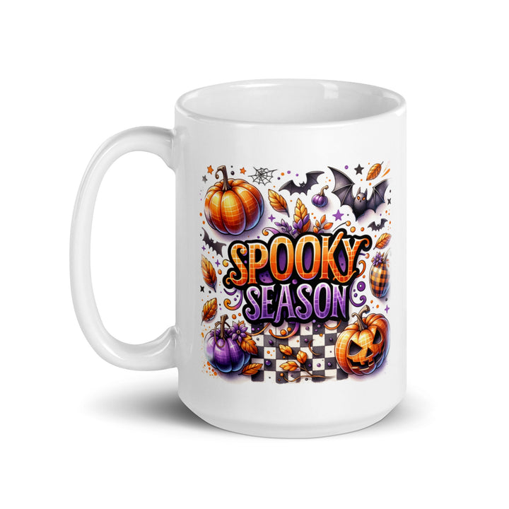 Spooky Seasion White glossy mug - 11 oz - ArtyKoala