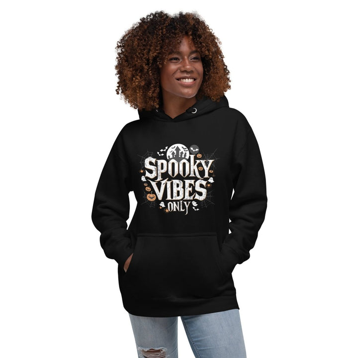 Spooky Vibes Only Graphic Hoodie - Black - S - ArtyKoala