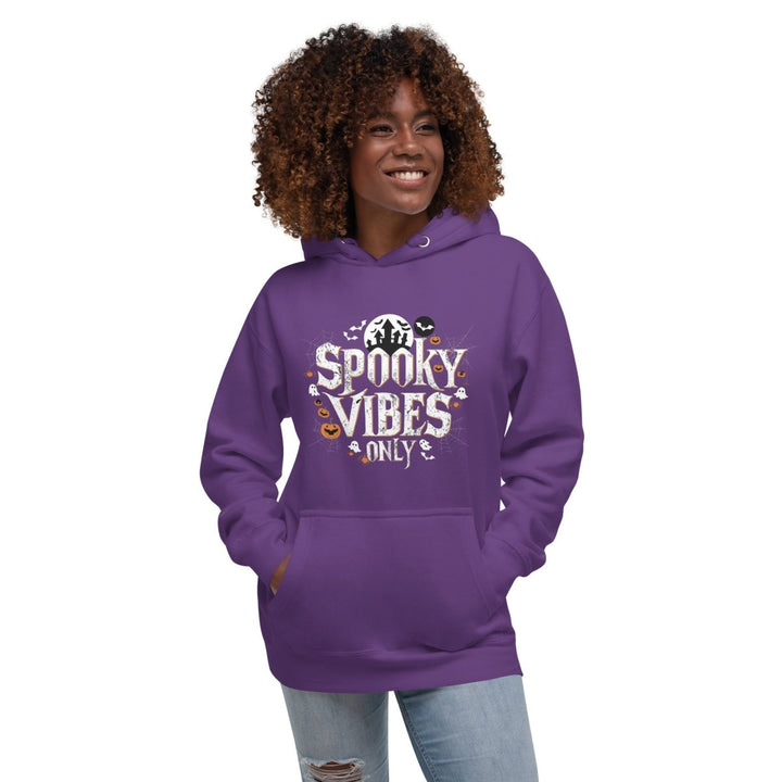 Spooky Vibes Only Graphic Hoodie - Black - S - ArtyKoala