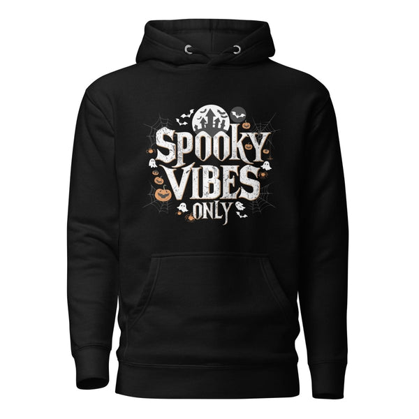 Spooky Vibes Only Graphic Hoodie - Black - S - ArtyKoala