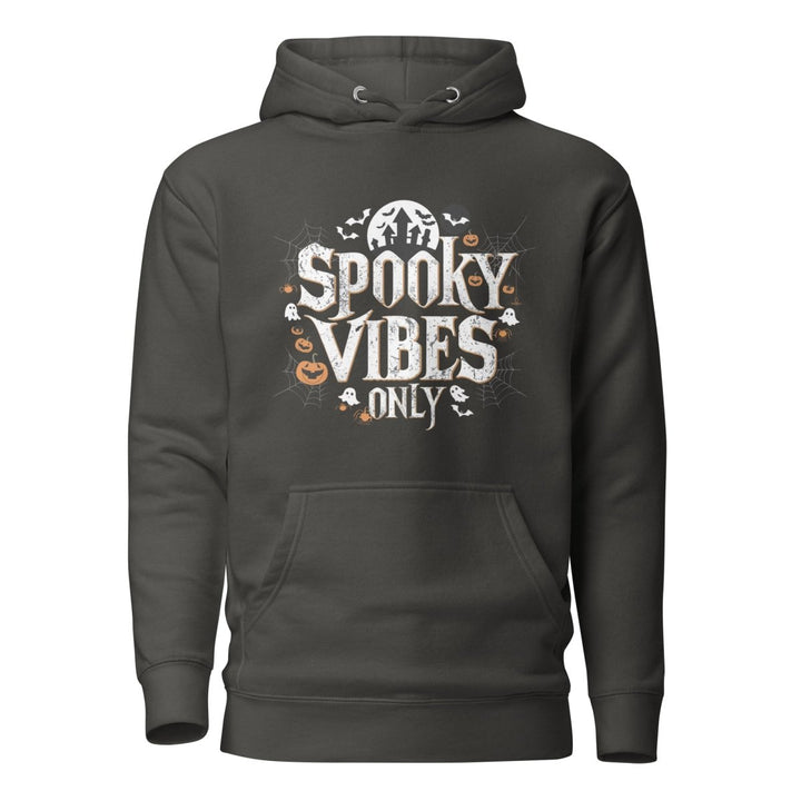 Spooky Vibes Only Graphic Hoodie - Vintage Black - S - ArtyKoala