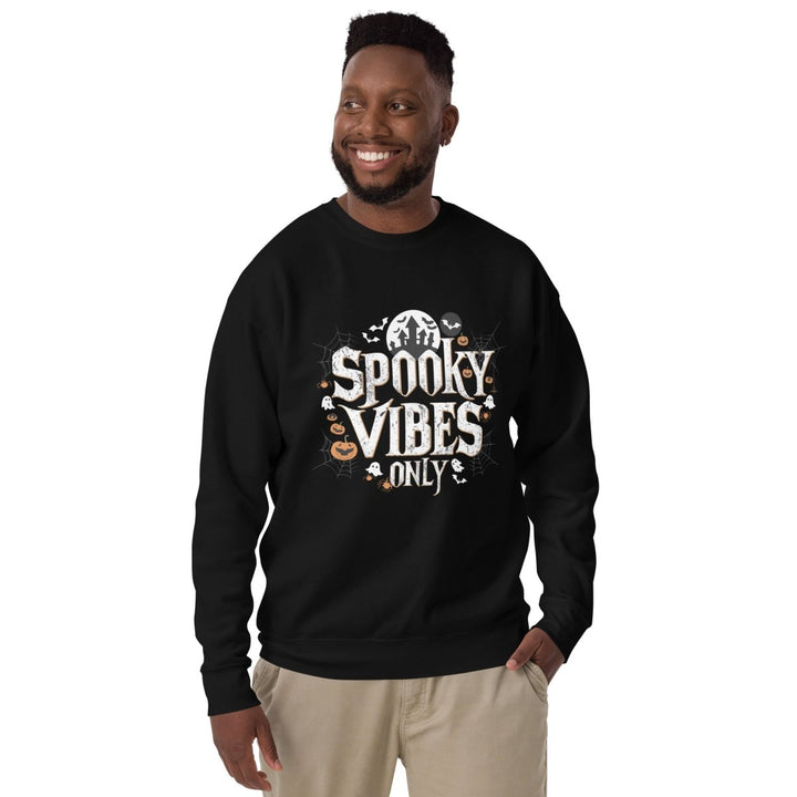 Spooky Vibes Only Graphic Sweatshirt - Black - S - ArtyKoala