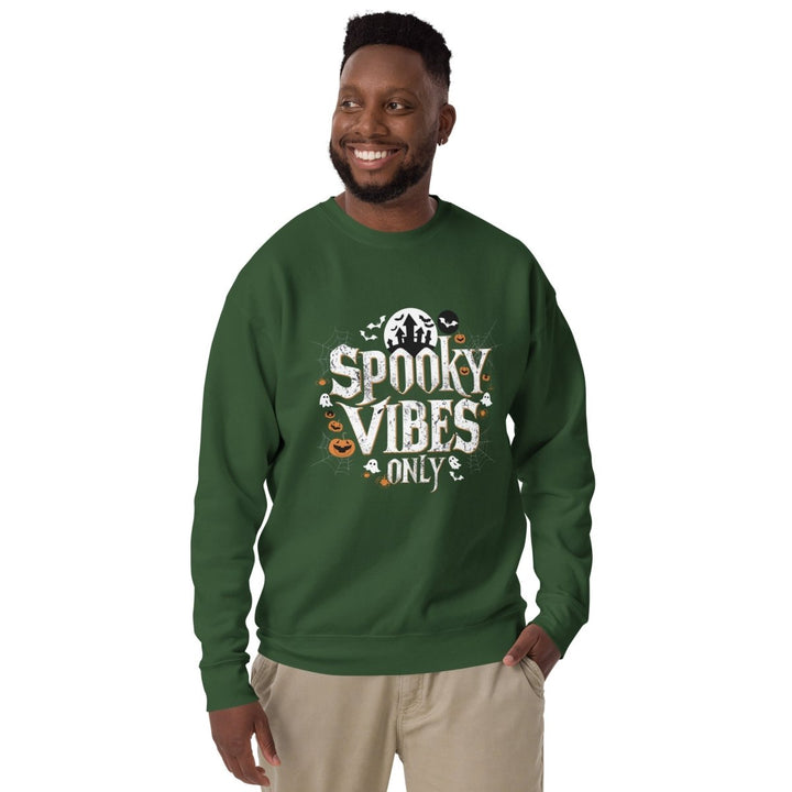 Spooky Vibes Only Graphic Sweatshirt - Black - S - ArtyKoala