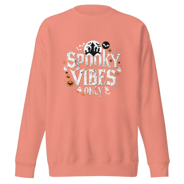Spooky Vibes Only Graphic Sweatshirt - Dusty Rose - S - ArtyKoala
