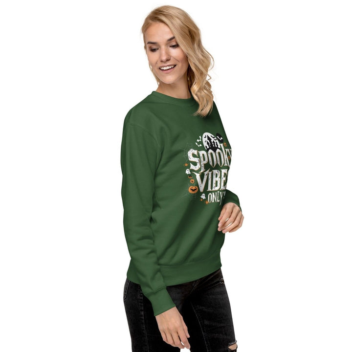Spooky Vibes Only Graphic Sweatshirt - Black - S - ArtyKoala