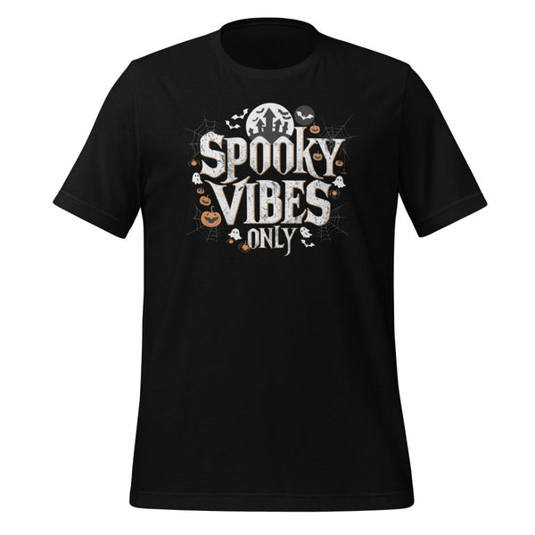 Spooky Vibes Only Graphic Tee - Black - XS - ArtyKoala