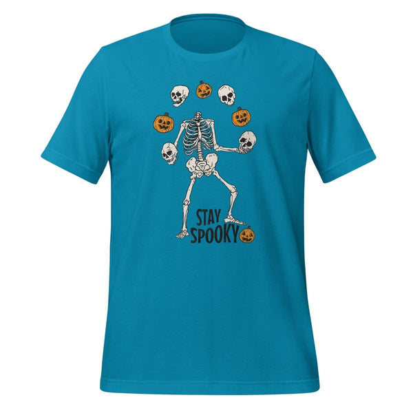 Stay Spooky Graphic Tee - Aqua - S - ArtyKoala