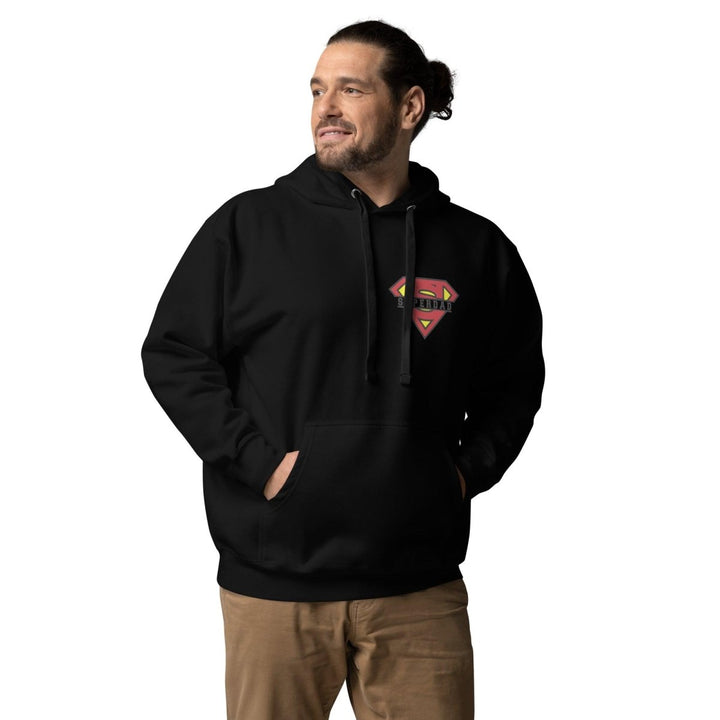Super Dad Graphic Hoodie - Black - S - ArtyKoala