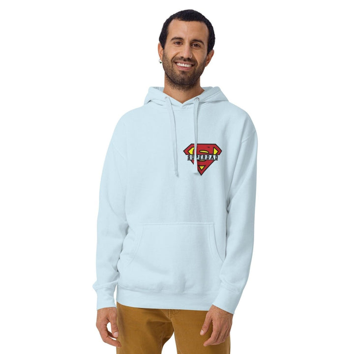 Super Dad Graphic Hoodie - Sky Blue - S - ArtyKoala