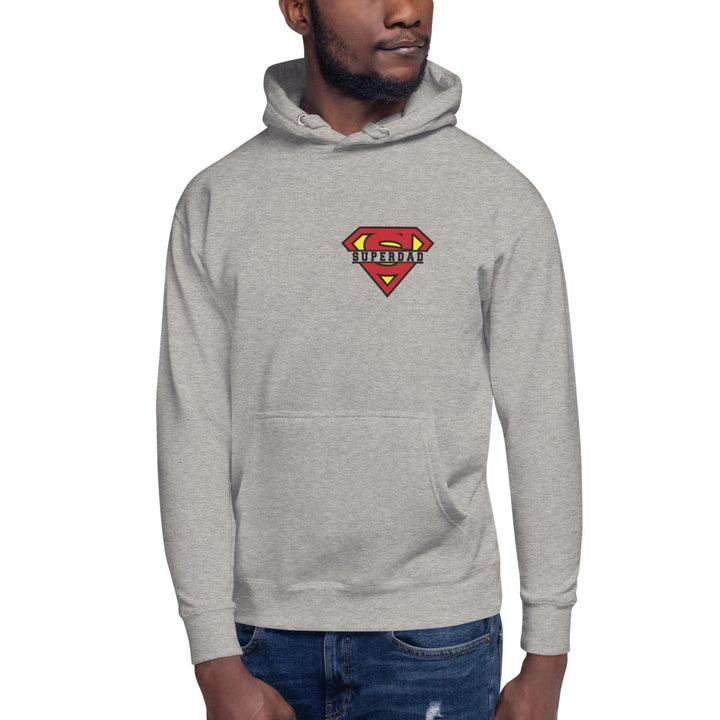 Super Dad Graphic Hoodie - Carbon Grey - S - ArtyKoala