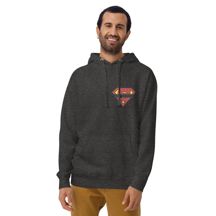 Super Dad Graphic Hoodie - Black - S - ArtyKoala