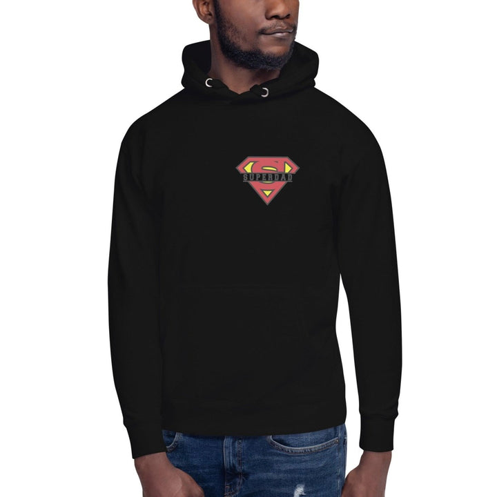 Super Dad Graphic Hoodie - Black - S - ArtyKoala