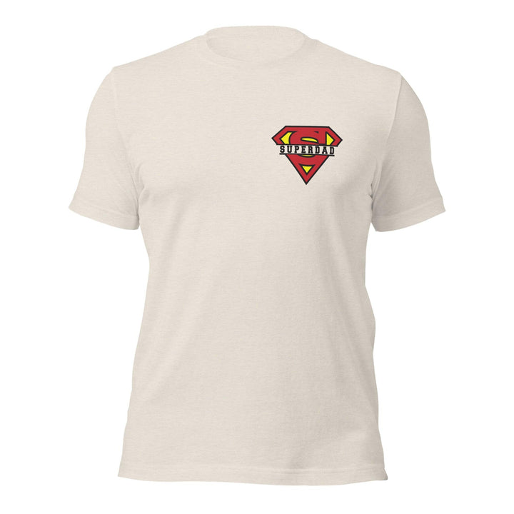 Super Dad Man Premium T-shirt - Heather Dust / S - ArtyKoala