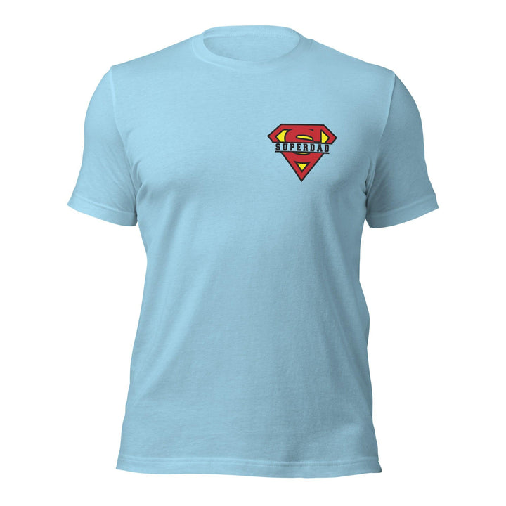 Super Dad Man Premium T-shirt - Ocean Blue / S - ArtyKoala