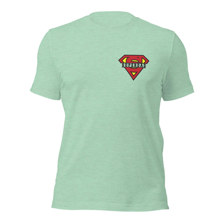 Super Dad Man Premium T-shirt - Heather Prism Mint / S - ArtyKoala