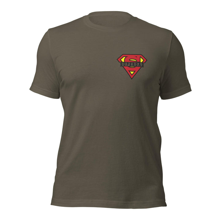 Super Dad Man Premium T-shirt - Army / S - ArtyKoala