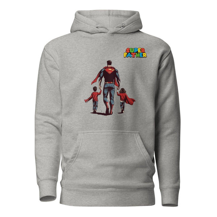 Super Father's Day Graphic Hoodie - Carbon Grey - S - ArtyKoala
