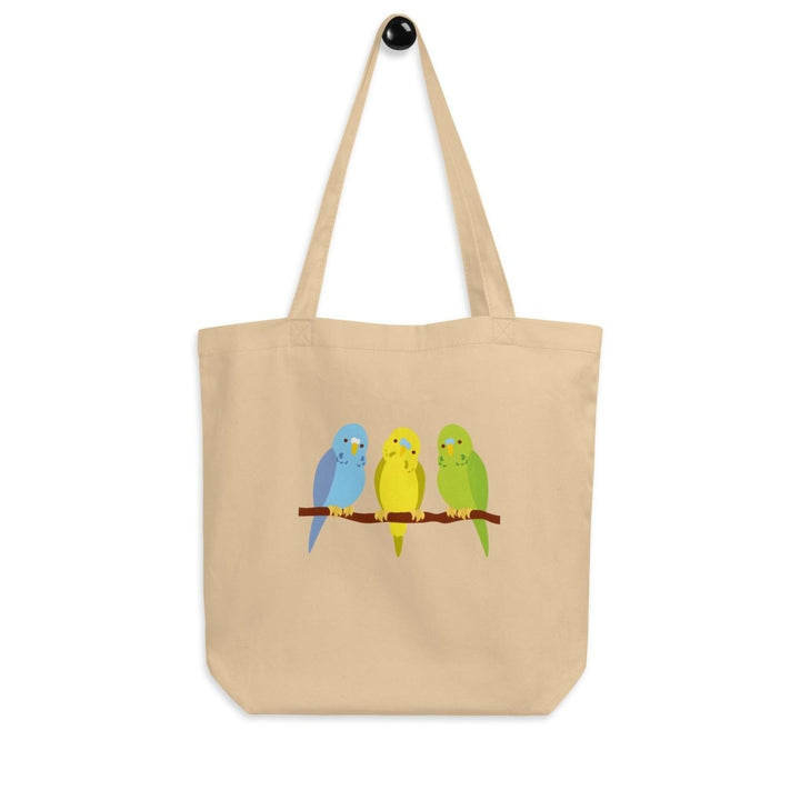Sweet Birds Eco Custom Tote Bag - Oyster - ArtyKoala