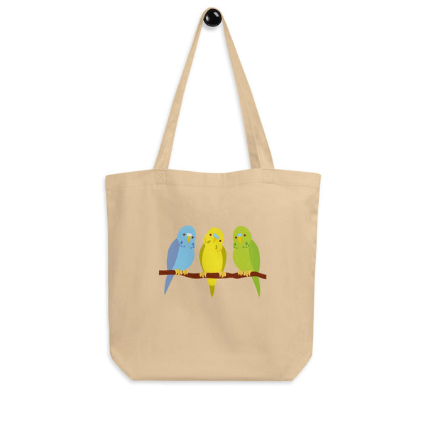 Sweet Birds Eco Tote Bag - Oyster - ArtyKoala