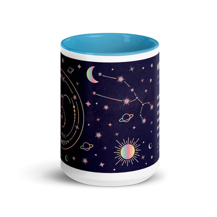 Taurus Colorful Print Mug - Blue - 15 oz - ArtyKoala