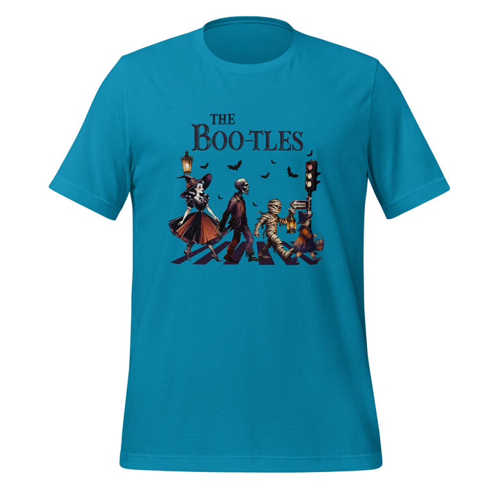 The Boo-tles Unisex Premium Halloween T-shirt - Aqua / S - ArtyKoala