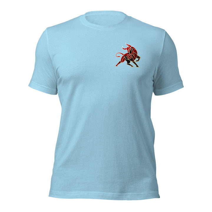 The Bull Man Premium T-shirt - Ocean Blue / S - ArtyKoala