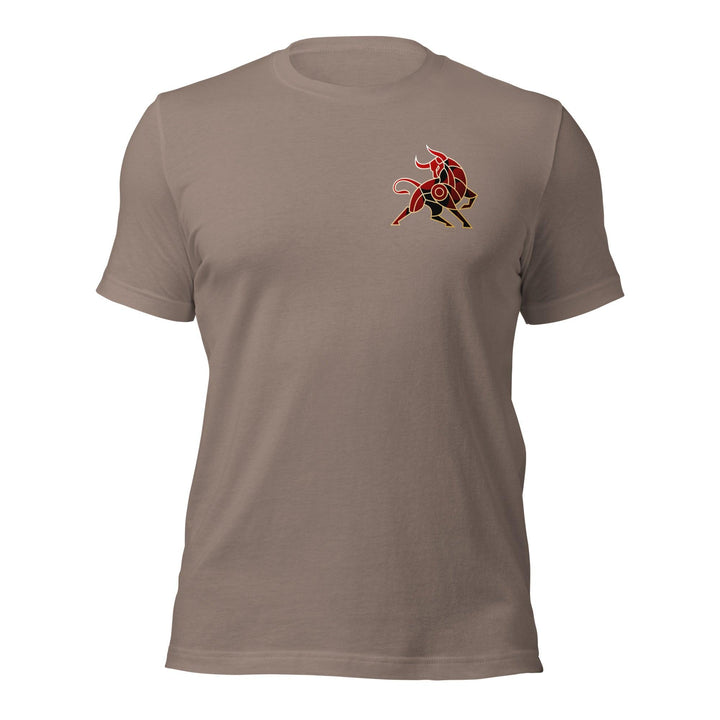 The Bull Man Premium T-shirt - Pebble / S - ArtyKoala