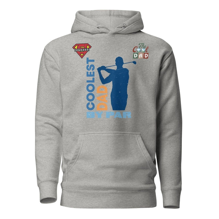 The Cool Dad By Par Graphic Hoodie - Carbon Grey - S - ArtyKoala
