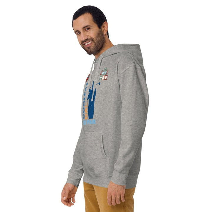 The Cool Dad By Par Graphic Hoodie - Carbon Grey - S - ArtyKoala