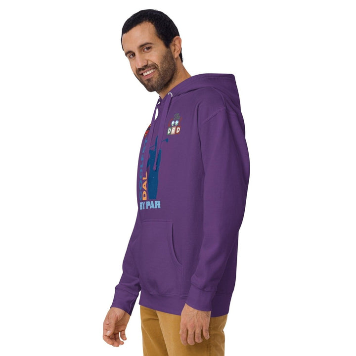 The Cool Dad By Par Graphic Hoodie - Purple - S - ArtyKoala