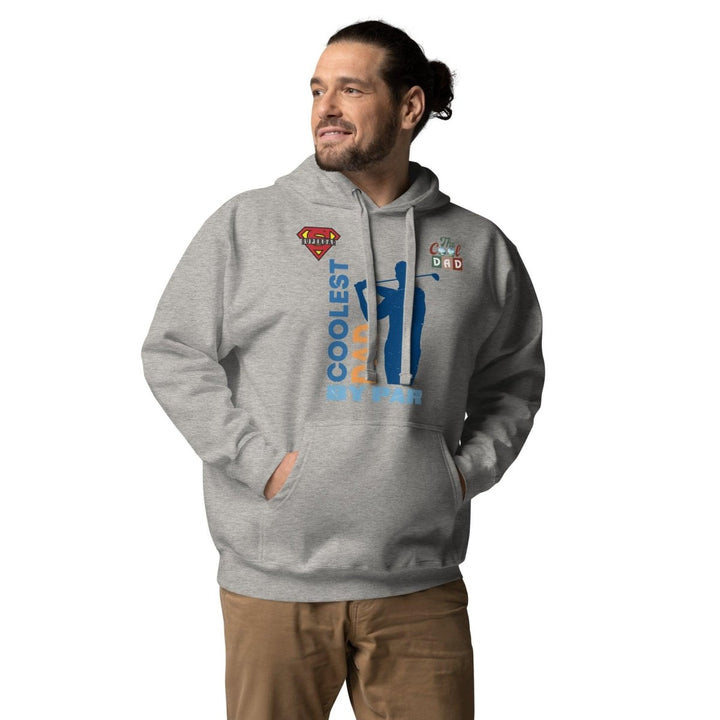 The Cool Dad By Par Graphic Hoodie - Carbon Grey - S - ArtyKoala