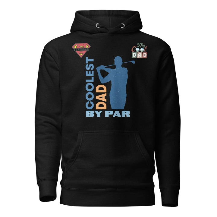The Cool Dad By Par Graphic Hoodie - Black - S - ArtyKoala