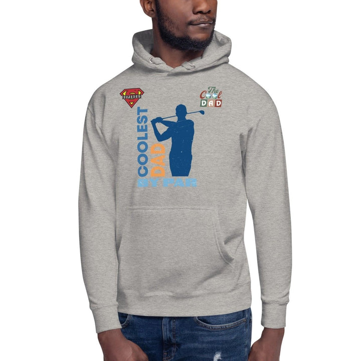 The Cool Dad By Par Graphic Hoodie - Carbon Grey - S - ArtyKoala