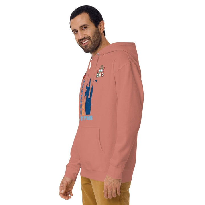 The Cool Dad By Par Graphic Hoodie - Dusty Rose - S - ArtyKoala