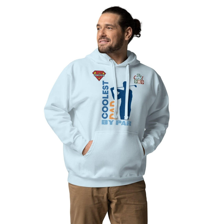 The Cool Dad By Par Graphic Hoodie - Sky Blue - S - ArtyKoala