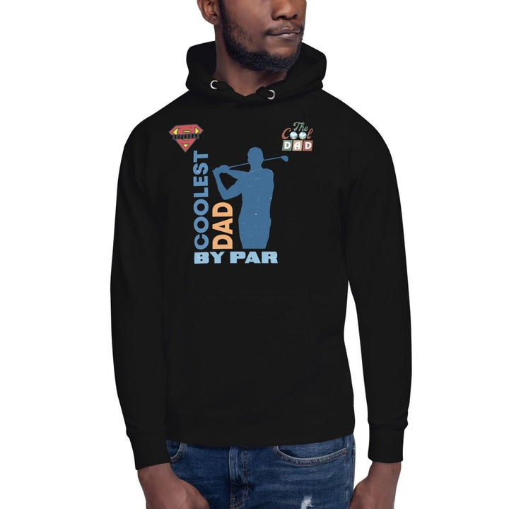 The Cool Dad By Par Graphic Hoodie - Black - S - ArtyKoala