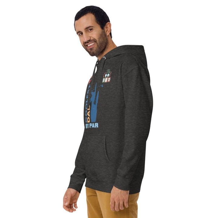 The Cool Dad By Par Graphic Hoodie - Charcoal Heather - S - ArtyKoala