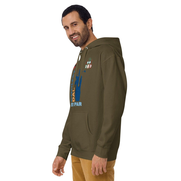 The Cool Dad By Par Graphic Hoodie - Military Green - S - ArtyKoala