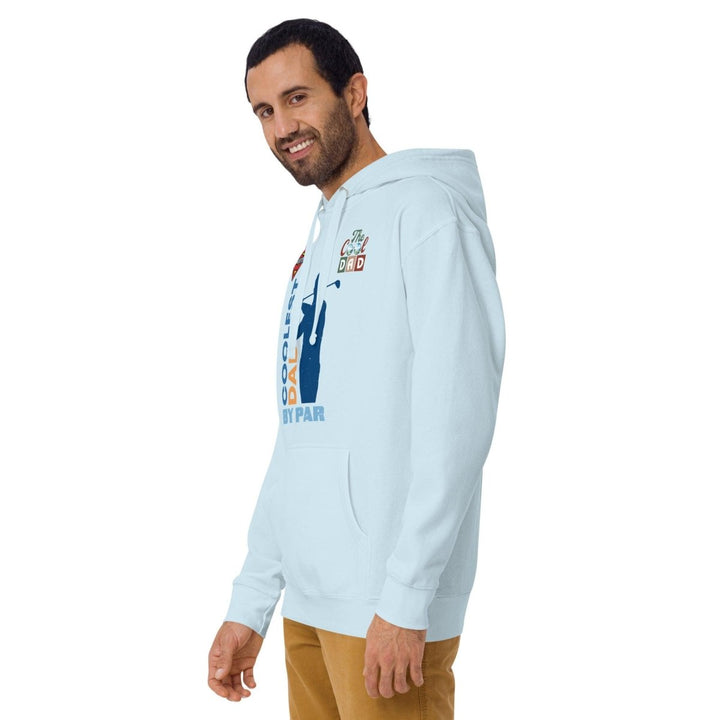 The Cool Dad By Par Graphic Hoodie - Sky Blue - S - ArtyKoala