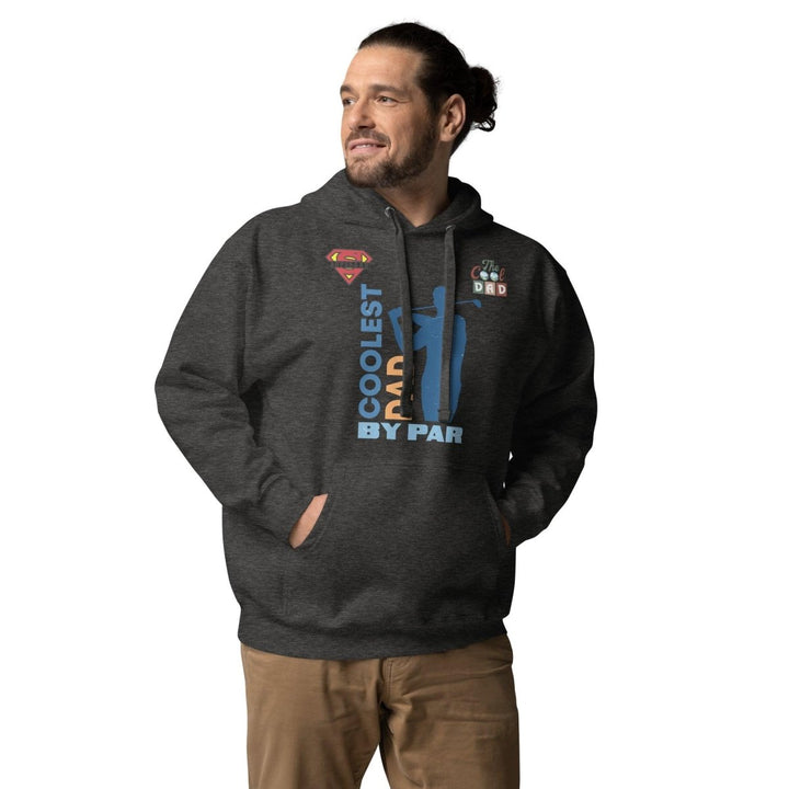 The Cool Dad By Par Graphic Hoodie - Charcoal Heather - S - ArtyKoala