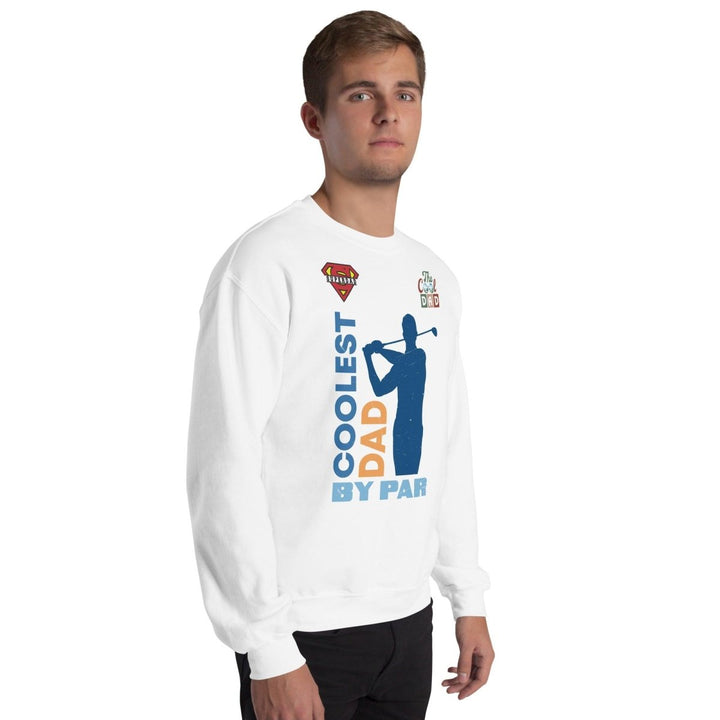 The cool Dad By Par Graphic Sweatshirt - White - S - ArtyKoala