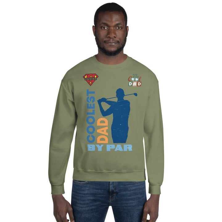 The cool Dad By Par Graphic Sweatshirt - Light Blue - S - ArtyKoala