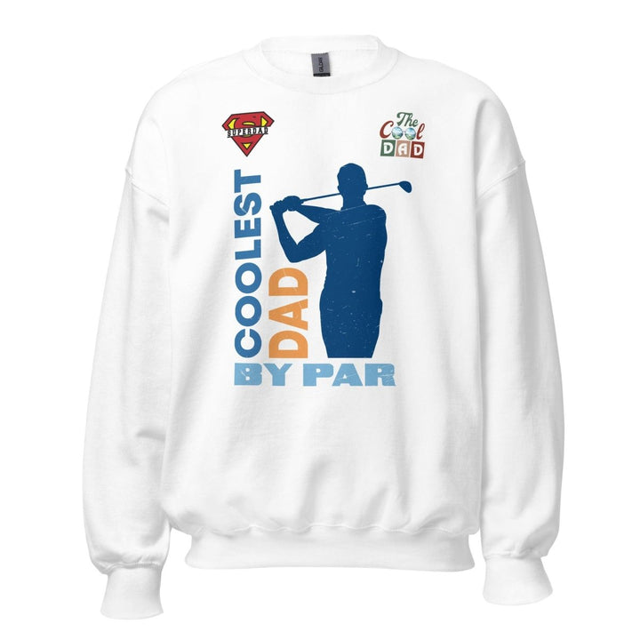 The cool Dad By Par Graphic Sweatshirt - White - S - ArtyKoala